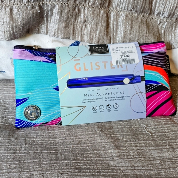 Mini Hair Straightening Iron with bag NWT - Picture 1 of 2